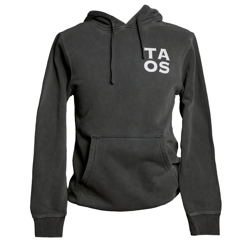 Stacked TAOS hoodie in faded charcoal