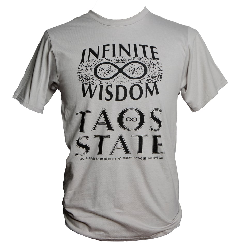 Infinite Wisdom tee in fog grey