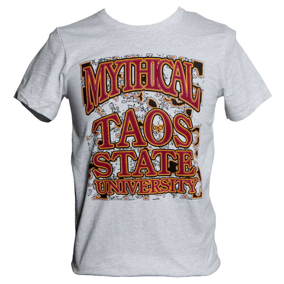 Mythical Taos State University tee in heather